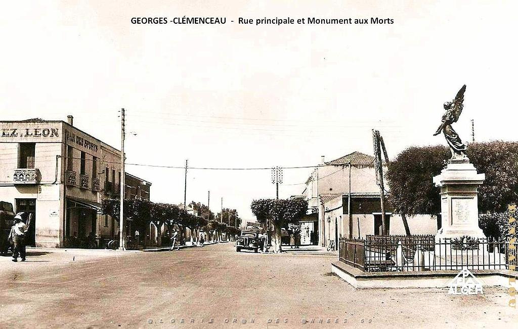 GEORGES-CLEMENCEAU - RUE PRINCIPALE ET MONUMENT AUX MORTS.jpg